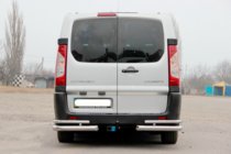 Citroen Jumpy 2007–2017 Bakre hörnskydd Double (2 st, rostfritt) foto 3