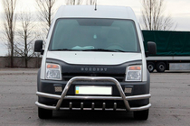 Ford Connect 2002–2006 Frontbåge (bullbar) med dubbla rör WT004-Plus (rostfritt) foto 2