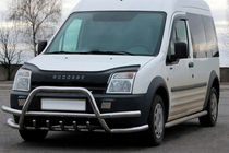 Ford Connect 2006–2009 Frontbåge med dubbelbåge WT003-Plus-2 (rostfritt stål) foto 2