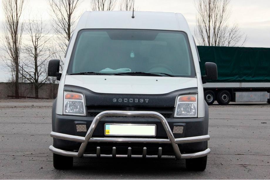 Ford Connect 2006–2009 Frontbåge med dubbelbåge WT003-Plus-2 (rostfritt stål) Image