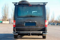 Ford Transit 2000–2014 Bakre hörnskydd AK003-Double (rostfritt stål) foto 2