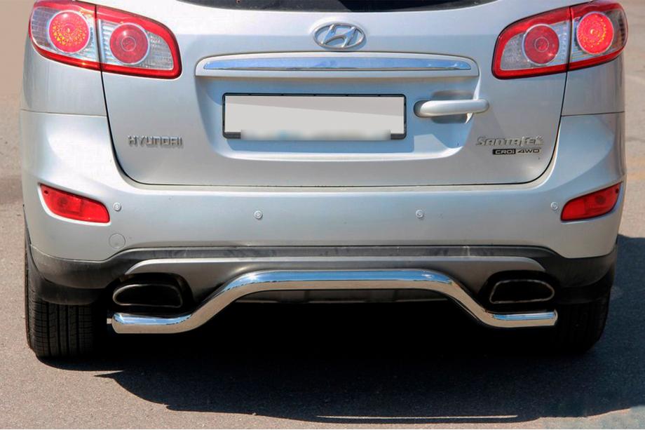 Hyundai Santa Fe 2 2006–2012 Bakre båge AK007-2 (rostfritt stål) Image