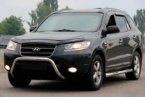 Hyundai Santa Fe 2 2006–2012 Frontbåge WT007 (rostfritt stål) foto 1