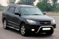 Hyundai Santa Fe 2 2006–2012 Frontbåge WT007 (rostfritt stål) foto 2