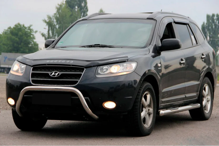Hyundai Santa Fe 2 2006–2012 Frontbåge WT007 (rostfritt stål) Image