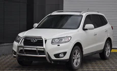 Hyundai Santa Fe 2 2006–2012 Frontbåge WT018 (rostfritt stål) foto 1