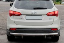 Hyundai Santa Fe 3 2012–2018 Bakre skyddsbåge AK002 (rostfritt) foto 1