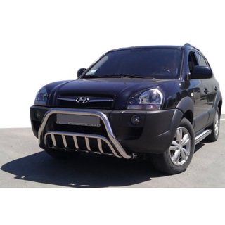 Frontbåge WT002 (rostfritt) Hyundai Tucson JM 2004– foto 1