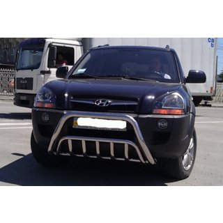 Frontbåge WT002 (rostfritt) Hyundai Tucson JM 2004– foto 2