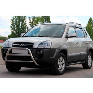 Frontbåge WT022 (rostfritt stål) Hyundai Tucson JM 2004– foto 1