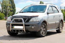 Kia Sorento I BL 2002–2009 Frontbåge QT007 (rostfritt stål) foto 2