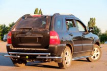 Kia Sportage 2004–2010 Bakre skyddsbåge AK007 (rostfritt) foto 3