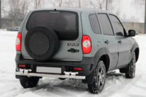 Chevrolet Niva 1998–2020 Bakre skyddsbåge AK015 (rostfri) foto 1