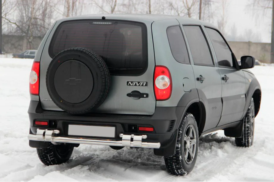 Chevrolet Niva 1998–2020 Bakre skyddsbåge AK015 (rostfri) Image
