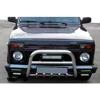 Frontbåge QT006 (rostfri) Lada Niva och Urban 1977– foto 1