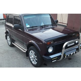 Frontbåge QT006 (rostfri) Lada Niva och Urban 1977– foto 2