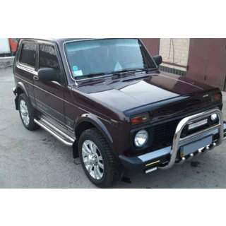 Frontbåge QT006 (rostfri) Lada Niva och Urban 1977– foto 2