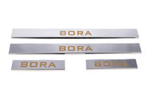 Volkswagen Bora 1998–2004 Instegslister Carmos (4 st, rostfritt) foto 2