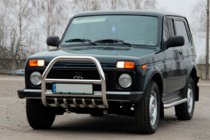 Lada Niva och Urban 1977– Frontbåge QT007 (rostfritt stål) foto 5