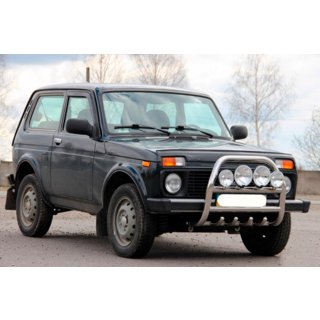 Frontbåge QT007 (rostfritt stål) Lada Niva och Urban 1977– foto 3