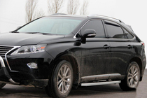 Lexus RX 2009–2015 Sidosteg Fullmond (2 st, aluminium) foto 3