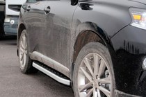 Lexus RX 2009–2015 Sidosteg Fullmond (2 st, aluminium) foto 7