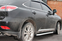 Lexus RX 2009–2015 Sidosteg Fullmond (2 st, aluminium) foto 8