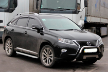 Lexus RX 2009–2015 Sidosteg Fullmond (2 st, aluminium) foto 11