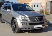 Mercedes GL class X164 2006–2012 Frontbåge ST015 (rostfritt stål) foto 6