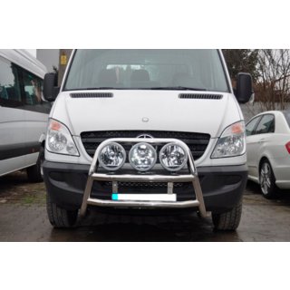 Hög frontbåge (bullbar) WT018 (rostfri) foto 2