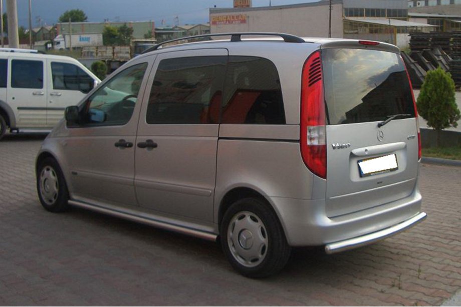 Mercedes Vaneo W414 2001–2005 Bakre skyddsbåge (rostfritt stål) Image