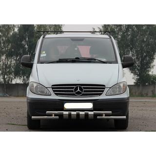 Frontbåge Shark ST015 (rostfritt) Mercedes Vito W639 2004–2014 foto 1