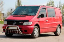 Mercedes Vito W638 1996–2003 Frontbåge med sidobågar WT002 Plus (rostfritt) foto 2