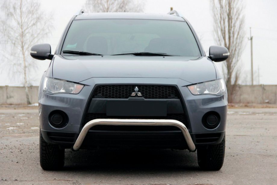 Mitsubishi Outlander 2006–2012 Frontbåge WT007 (rostfritt stål) Image
