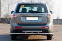 Mitsubishi Outlander 2012–2021 Bakre skyddsbåge AK004 (rostfritt stål) foto 2
