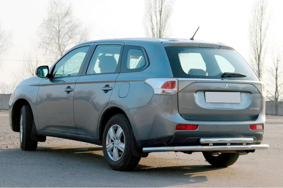 Mitsubishi Outlander 2012–2021 Bakre skyddsbåge AK004 (rostfritt stål) Image
