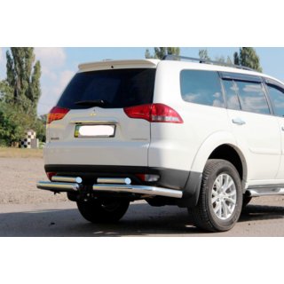 Bakre skyddsbåge AK003-Special (2 st, rostfritt) Mitsubishi Pajero Sport 2008–2015 foto 1