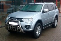 Mitsubishi Pajero Sport 2008–2015 Främre frontbåge WT002 (rostfritt stål) foto 2