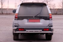 Mitsubishi Pajero Sport 1996–2007 Bakre skyddsbåge AK005-2 (rostfritt stål) foto 2