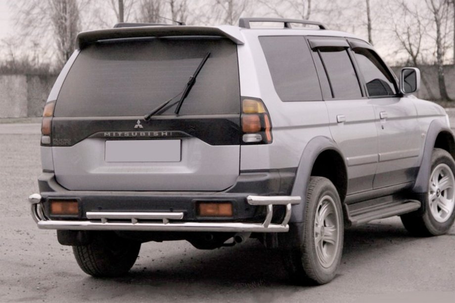 Mitsubishi Pajero Sport 1996–2007 Bakre skyddsbåge AK005-2 (rostfritt stål) Image