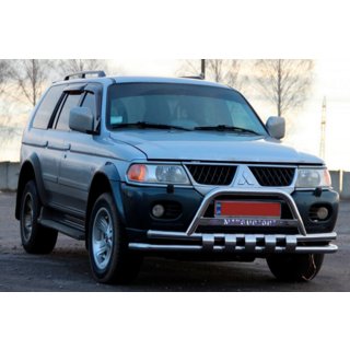 Frontbåge ST015↗WT (rostfritt) Mitsubishi Pajero Sport 1996–2007 foto 3