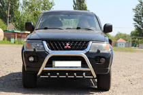 Mitsubishi Pajero Sport 1996–2007 Frontbåge WT003 (rostfritt stål) foto 4