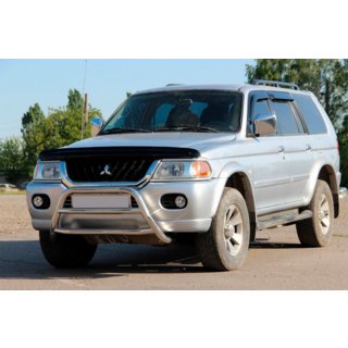 Frontbåge WT022 (rostfritt) Mitsubishi Pajero Sport 1996–2007 foto 1