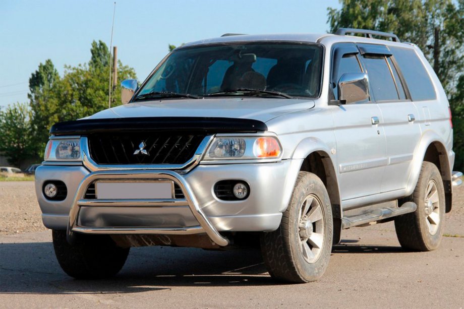 Mitsubishi Pajero Sport 1996–2007 Frontbåge WT022 (rostfritt) Image