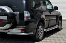 Mitsubishi Pajero Wagon IV 2006–2021 Bakre skyddsbåge AK003 (rostfritt stål) foto 1