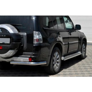 Bakre skyddsbåge AK003 (rostfritt stål) Mitsubishi Pajero Wagon IV 2006–2021 foto 1