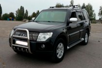 Mitsubishi Pajero Wagon IV 2006–2021 Frontbåge QT007 (rostfritt stål) foto 2