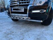 Mitsubishi Pajero Wagon IV 2006–2021 Frontbåge ST015 (rostfritt) foto 6