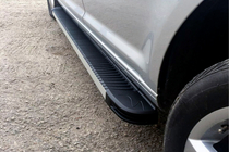 Volkswagen Caddy 2010–2015 Sidosteg MAYA (2 st, aluminium) Standardbas foto 1