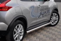 Nissan Juke 2010–2019 Sidotrör Ø60 (2 st, rostfritt) foto 2